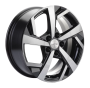 Легковой диск Khomen Wheels KHW1712 7x17 5x114,3 ET37 66,5 Black-FP